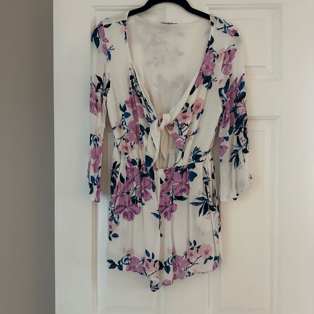 Floral romper!